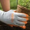 Plant Me Green Work Gloves With Latex Coating